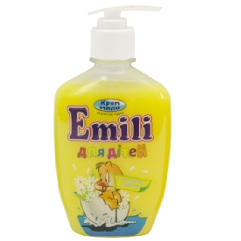 Мило рідке EMILI крем-мило для дітей (4820003386378), туалетне, 0,5 л